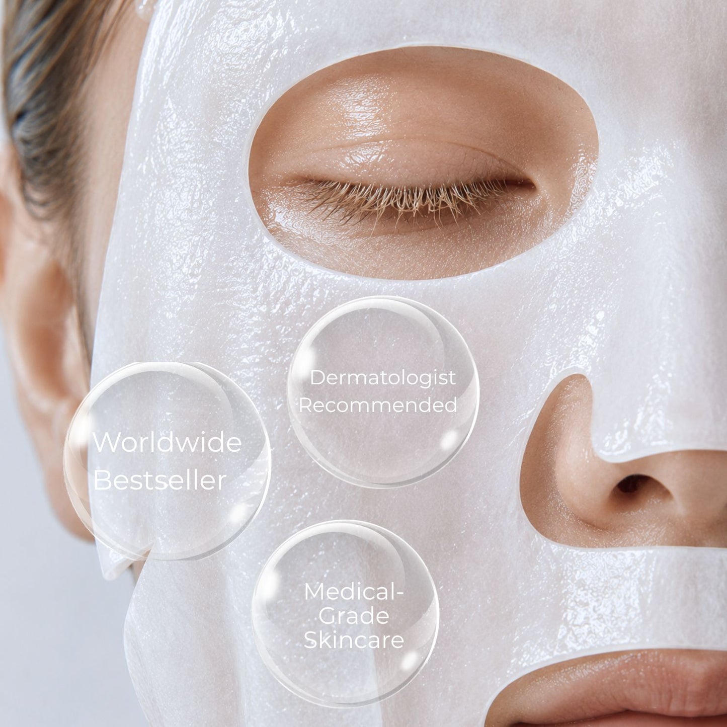 Voolga Medical Sodium Hyaluronate Dressing Repair Facial Mask(The White Mask)| Best Before 2026.9.20